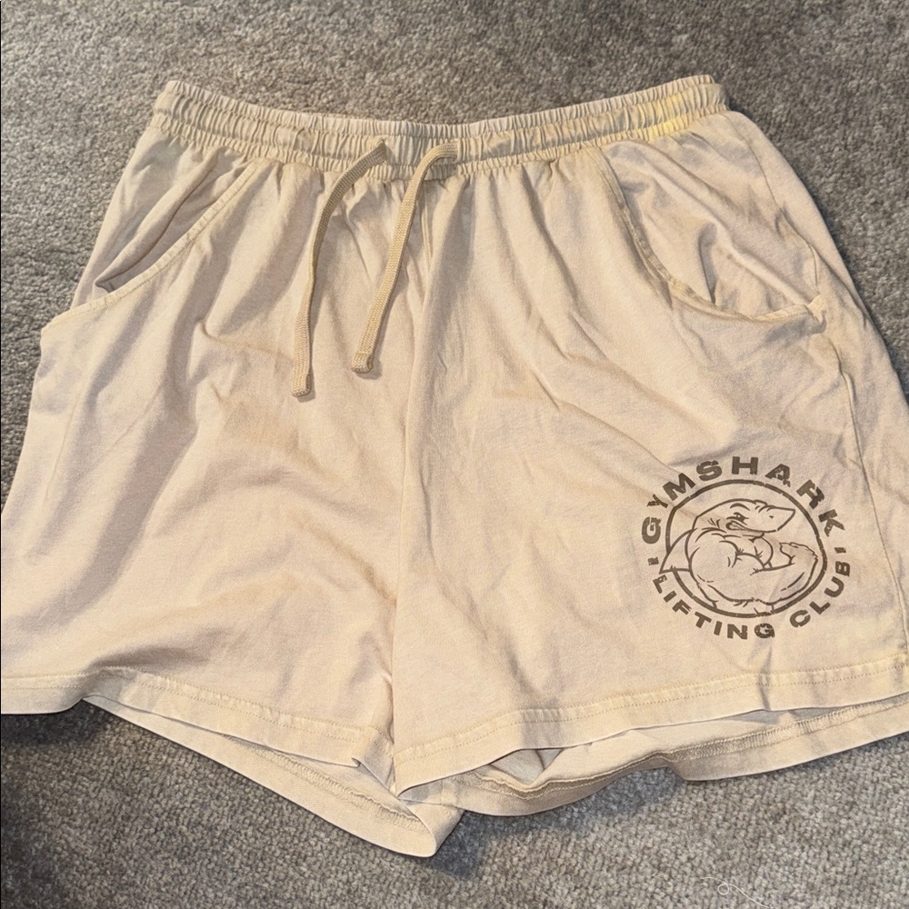 Gymshark Light Tan Lifting Club Shorts